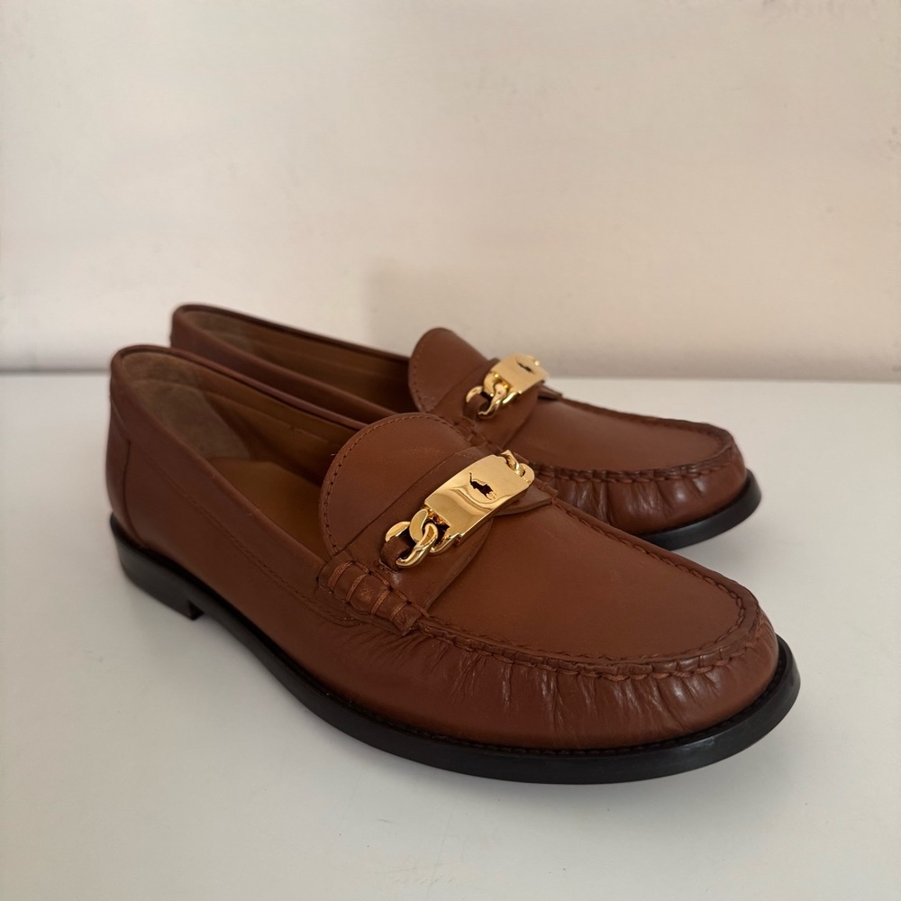 Polo Ralph Lauren Brown ID Calfskin Loafer